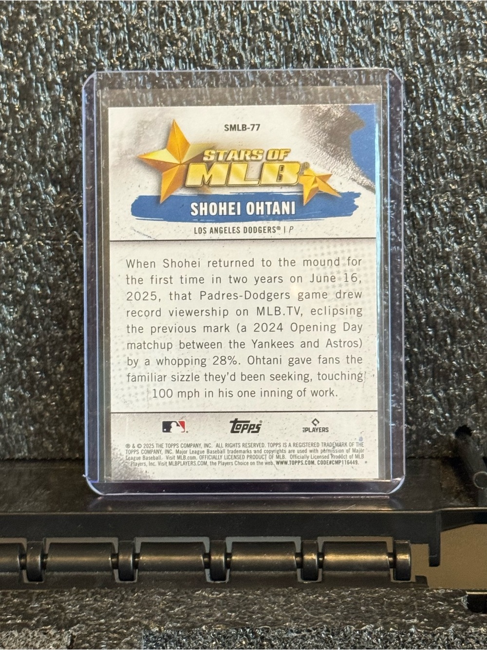 🔥 2025 Shohei Ohtani Topps Stars of the MLB Prizm. #ohtani #thegoat - Picture 2 of 2